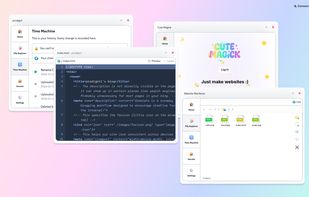 Your websites are folders. A workspace, not a dashboard.