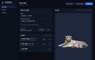 CutGeek screenshot 1