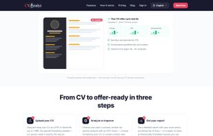 AI rewrite: your CV optimized for ATS and tailored to the target role