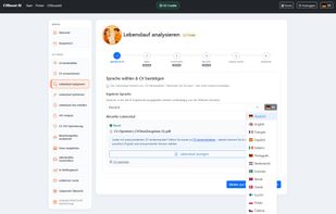 start workflow for resume analysis