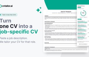 cvtailor.ai screenshot 2