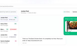 Multichannel inbox. One inbox for WhatsApp, Instagram, and web chat
