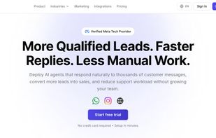 CXWizard helps small and medium-sized businesses struggling with high inbound lead and customer support volume automate their sales and support using AI agents that respond like a human.