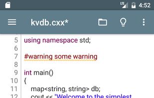Cxxdroid screenshot 2
