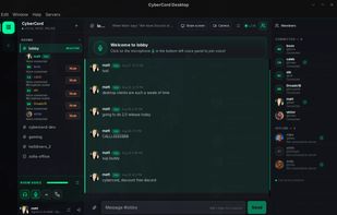 Lobby with many users.