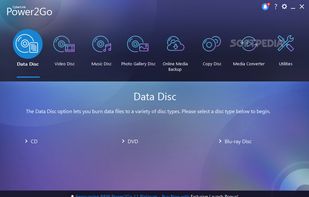 Cyberlink Power2Go screenshot 1