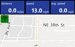 CycloMeter on Windows Phone(2)
