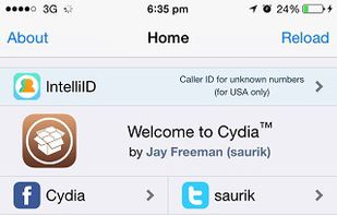 Cydia screenshot 1