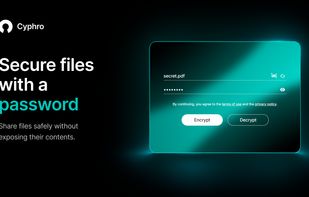 Share files safely without exposing their contents.