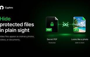 Make files appear as ordinary photos, videos, or documents.