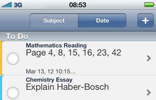 Classes screenshot 2