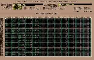 Schism Tracker screenshot 1