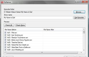 EpNamer screenshot 1