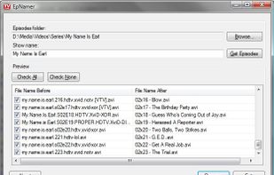 EpNamer screenshot 3