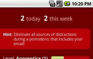 Pomodroido screenshot 1