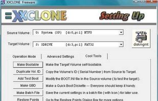 Source and Target Volume
