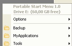 Portable Start Menu screenshot 1
