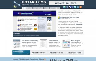 HotaruCMS homepage