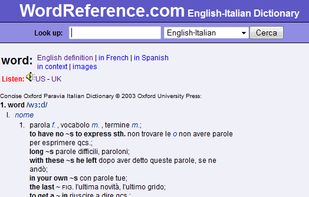 English-Italian Dictionary