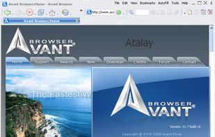 Avant Browser screenshot 1