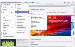 Avant Browser screenshot 1
