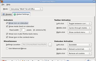 FoxyProxy screenshot 2