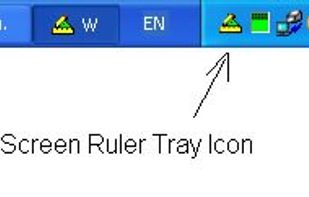 Screen Ruler Tray icon