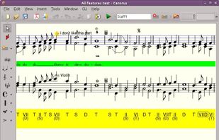 Canorus Music Score Editor screenshot 1