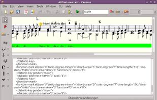 Canorus Music Score Editor screenshot 1