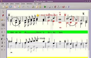 Canorus Music Score Editor screenshot 2