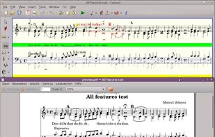 Canorus Music Score Editor screenshot 3