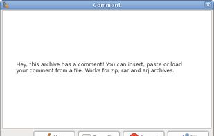 Archive comment window
