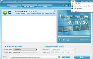 Record video on computer screen