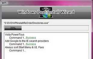 Installer window