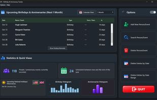 Main Dashboard - Dark Mode
