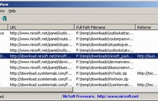 FirefoxDownloadsView screenshot 1