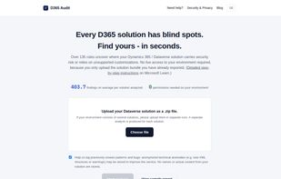 D365 Audit screenshot 1