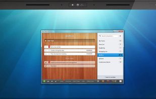 Wunderlist Windows desktop app by 6Wunderkinder created width TideSDK