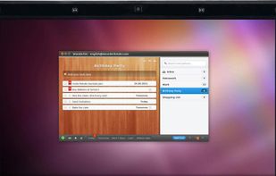 Wunderlist Linux desktop app by 6Wunderkinder created width TideSDK