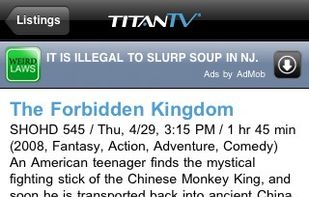 TitanTV screenshot 1