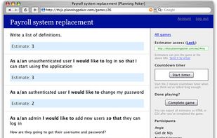 Planning Poker screenshot 1