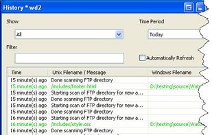 WatchFTP screenshot 1