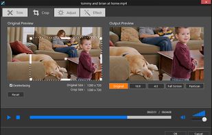 crop video and remove unwanted parts of video.
