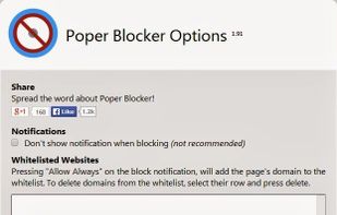 Poper Blocker screenshot 1