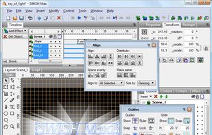 SWiSH Max screenshot 1