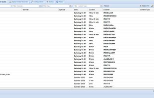 Tvheadend screenshot 1