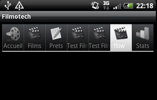 Android app, cover flow