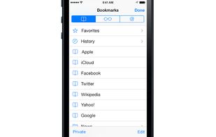iCloud Bookmarks screenshot 1