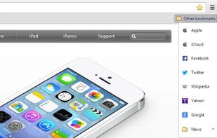 iCloud Bookmarks screenshot 2