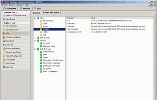 Windows Registry Recovery screenshot 1
